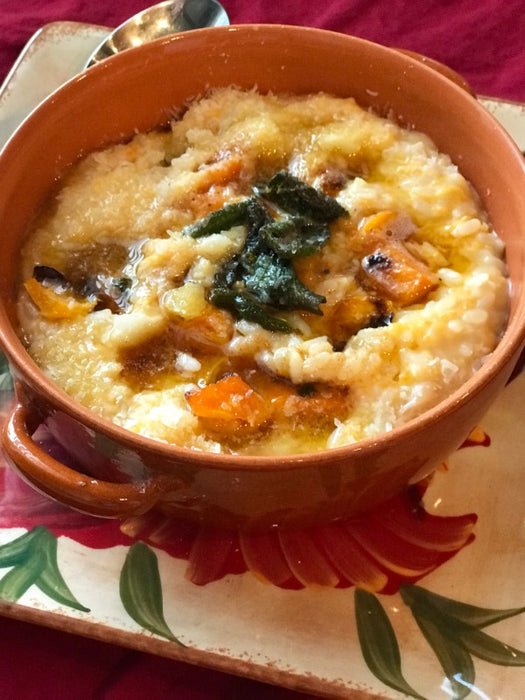 Roasted Butternut Squash Risotto with Brown Butter Sage