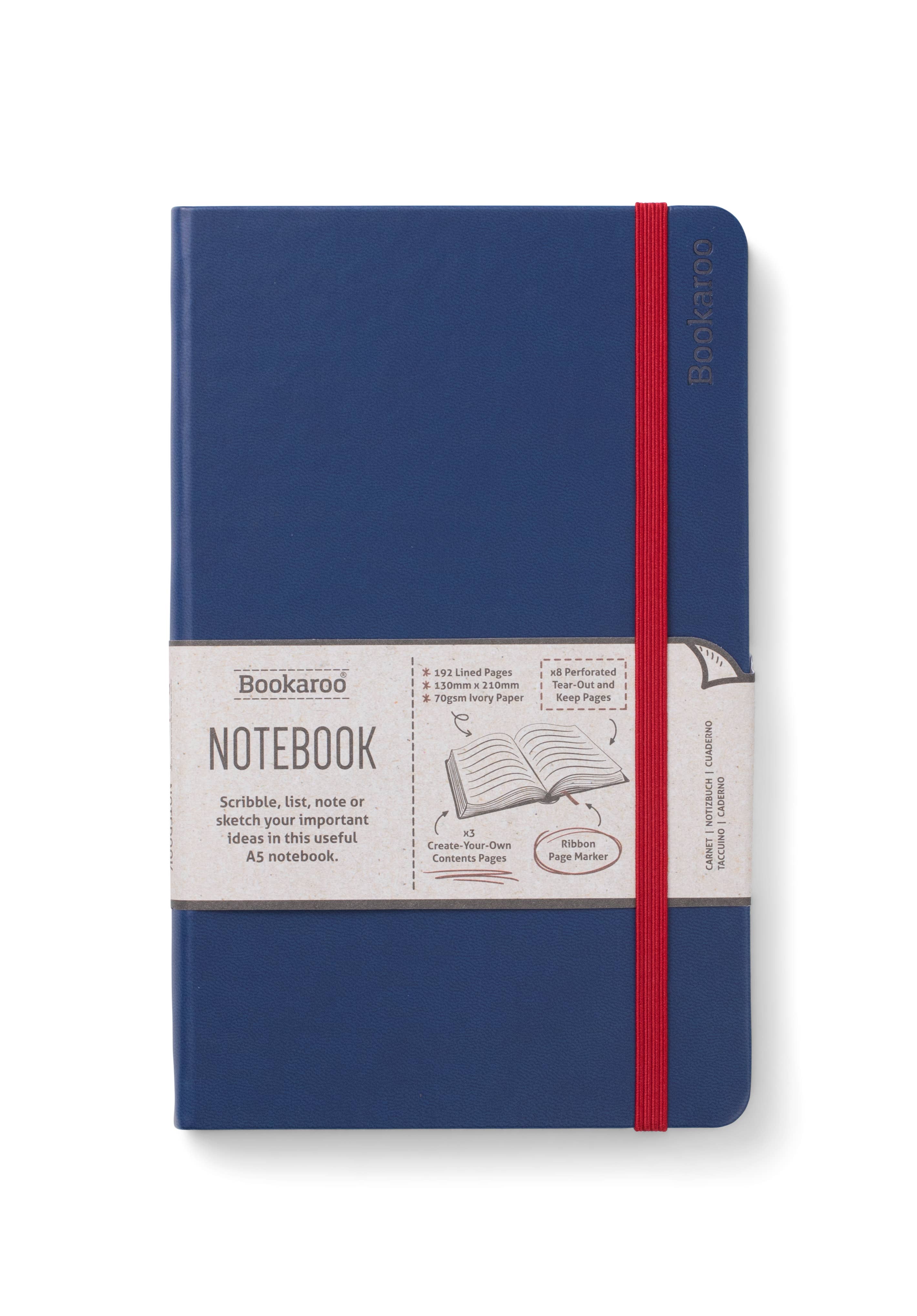 Bookaroo A5 Notebook: Aubergine
