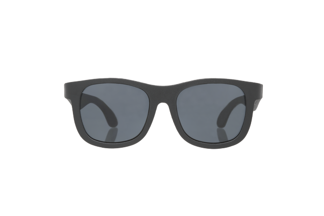 Jet Black Navigator Baby and Kids Sunglasses: Ages 3-5