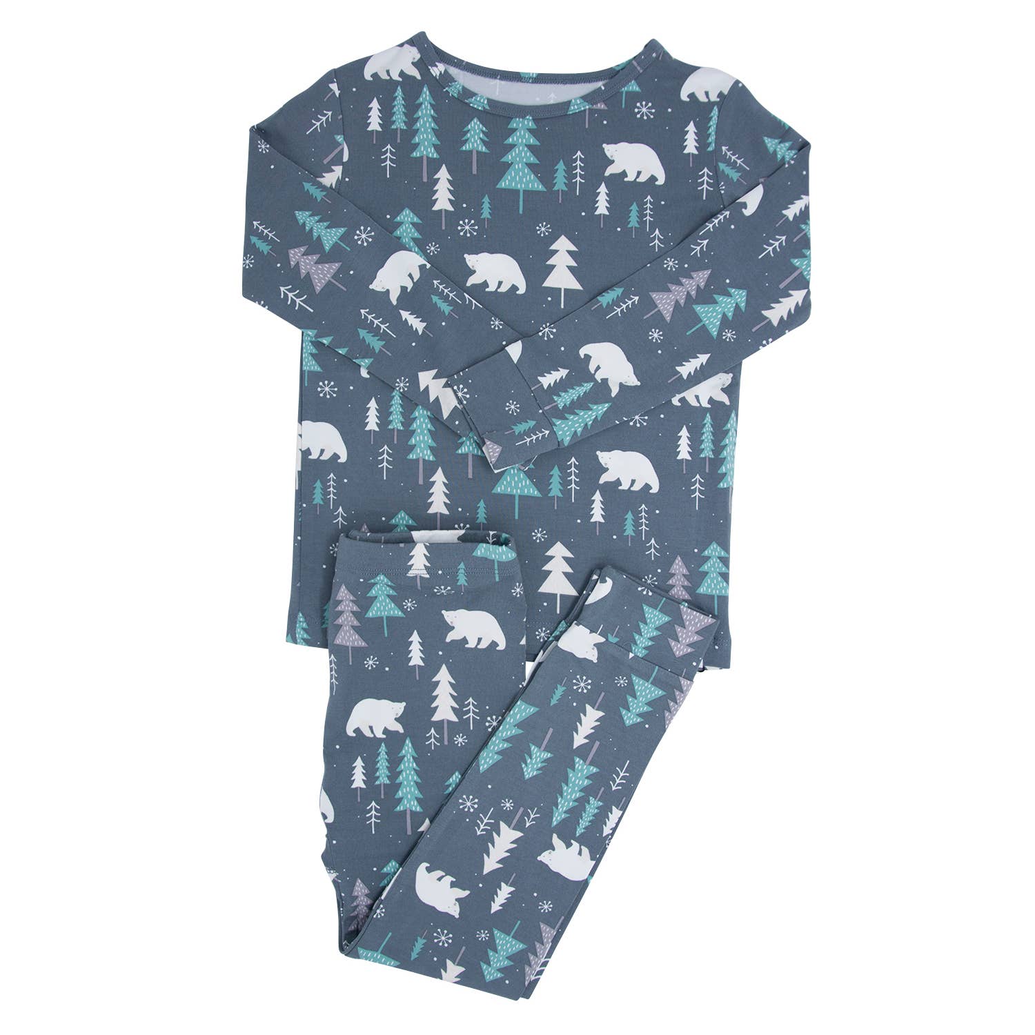 Big Kid Pajama - Winter Forest: Winter Forest / 12-18 Months