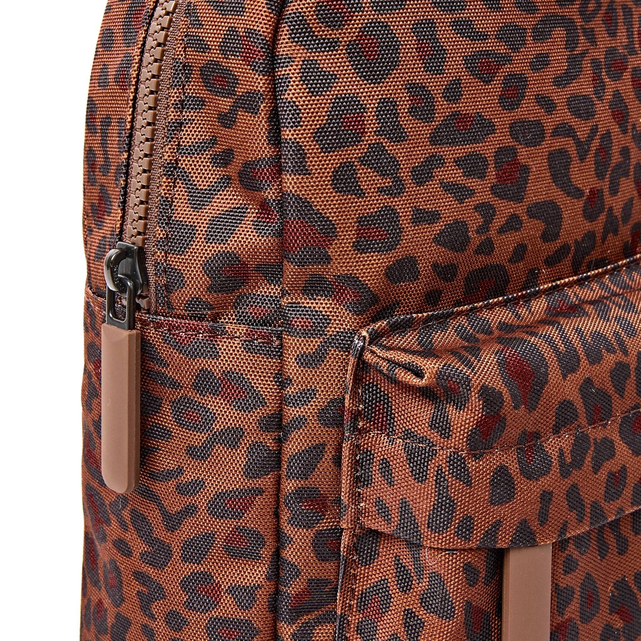 Willesden Sling in Mini Leopard Canvas: Large