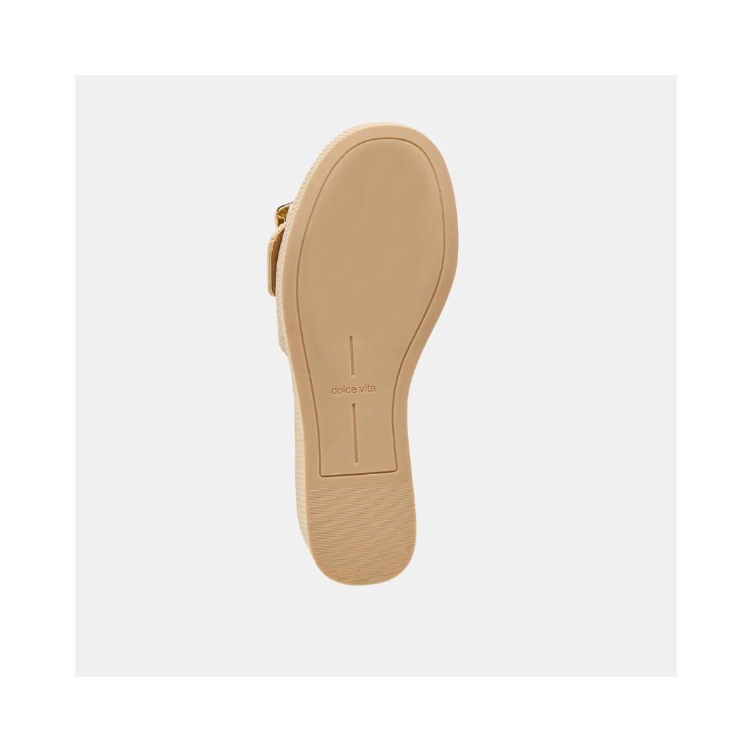 Jillian Natural Raffia Wedge Sandal