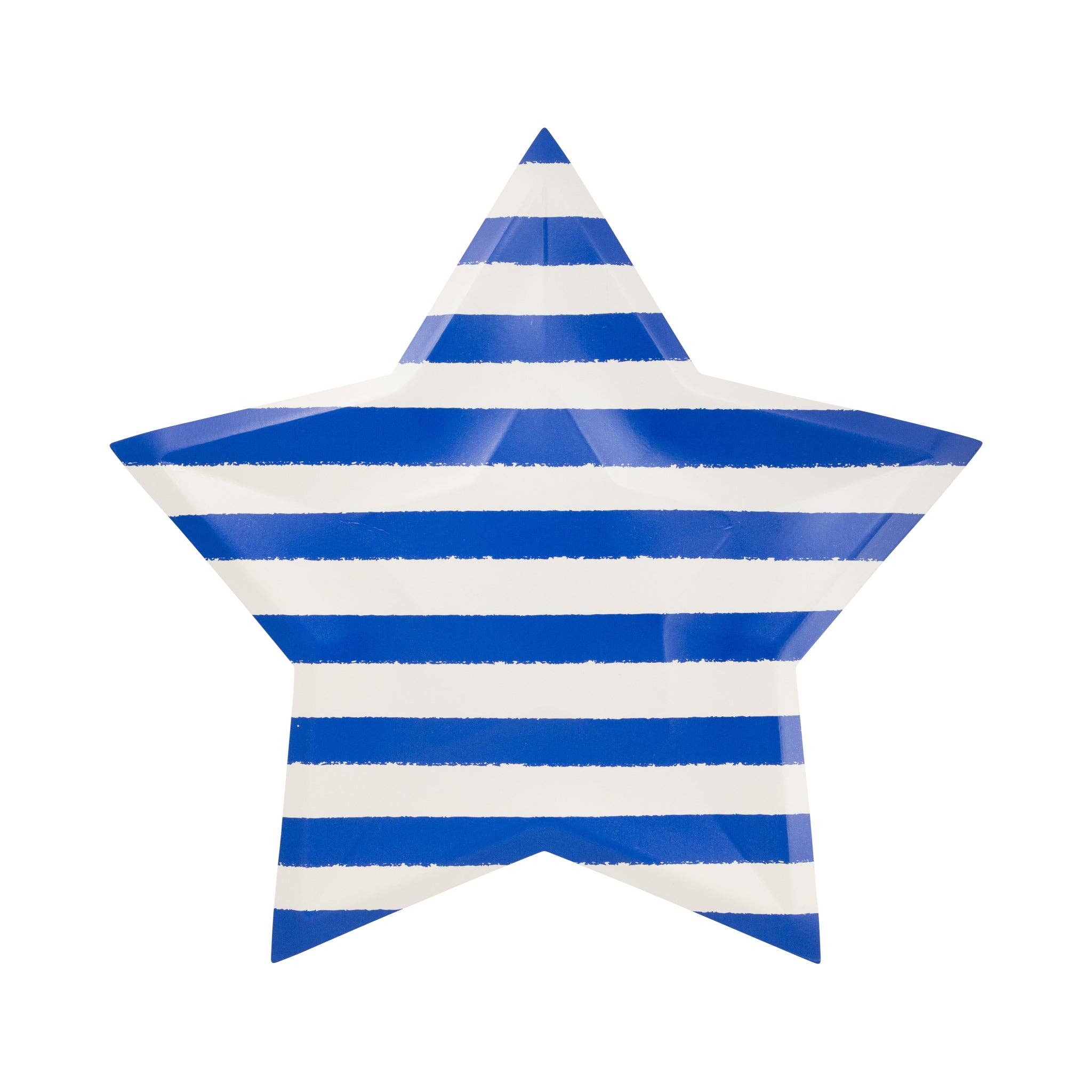 SSP1240 - Striped Star Paper Plate - 9.5"