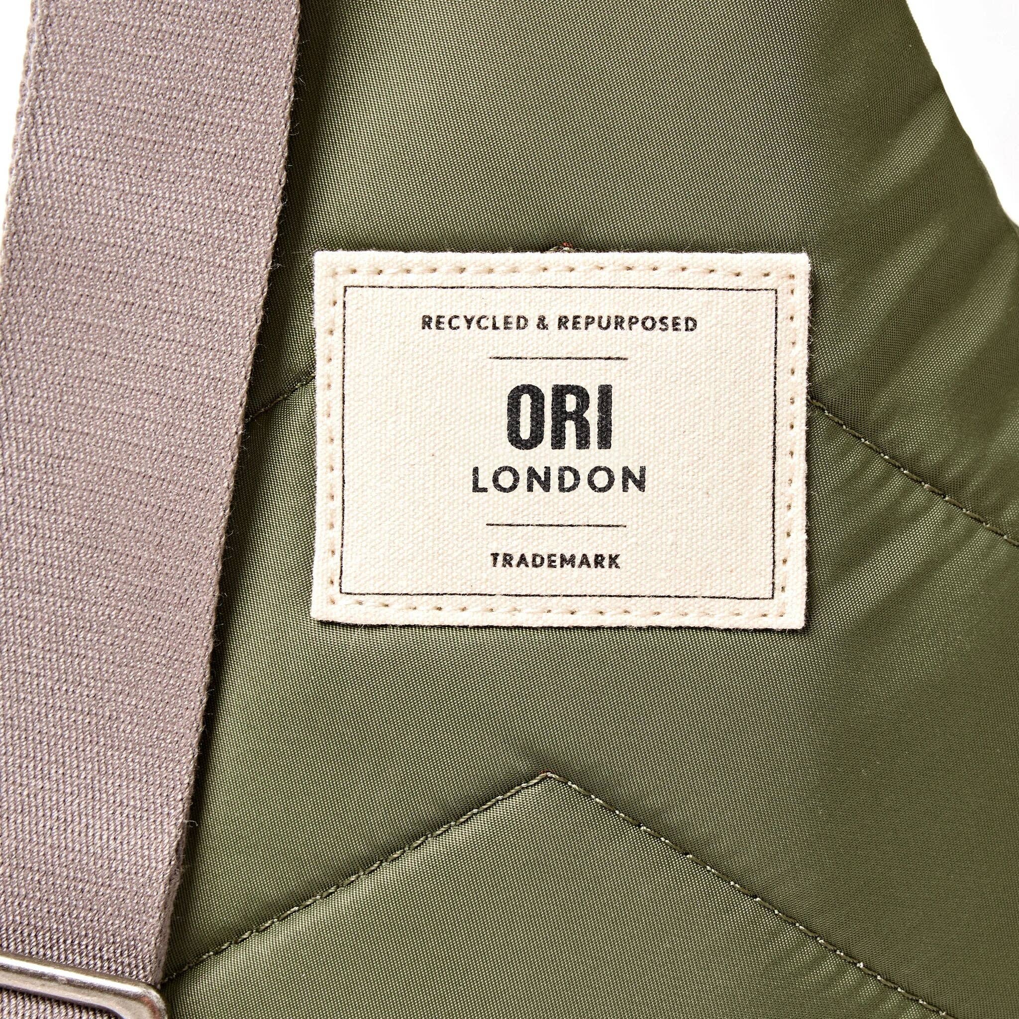 Willesden Sling in Chive Nylon: Large