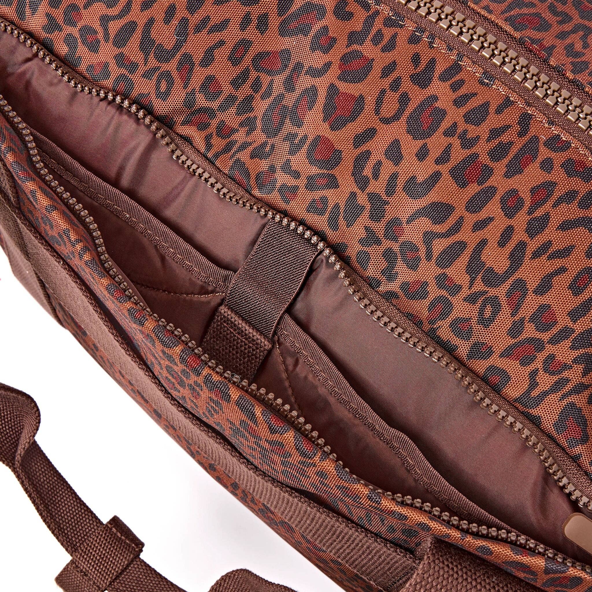 Gatwick Duffel in Mini Leopard Canvas: Large
