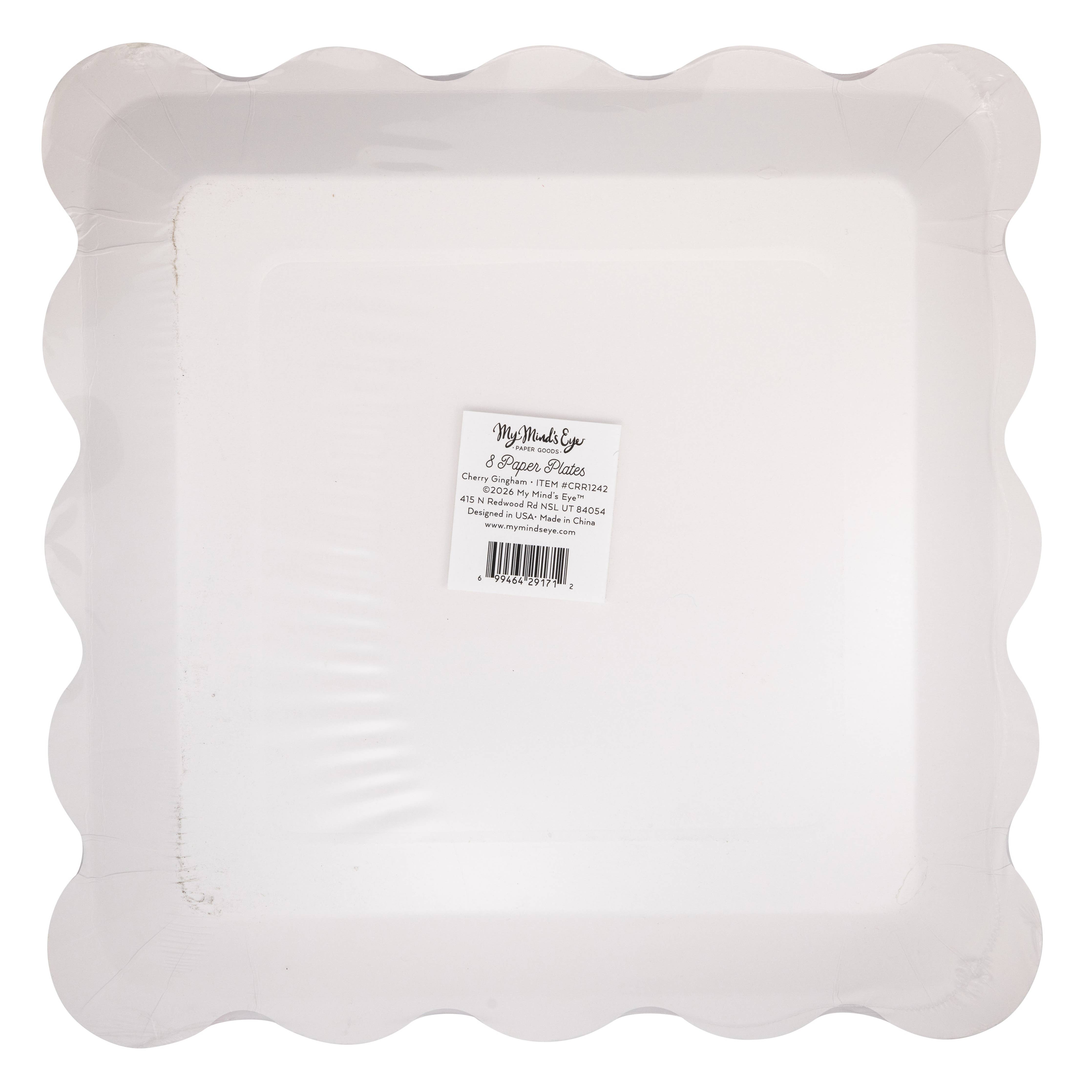 CRR1242 - Cherries Gingham Plate
