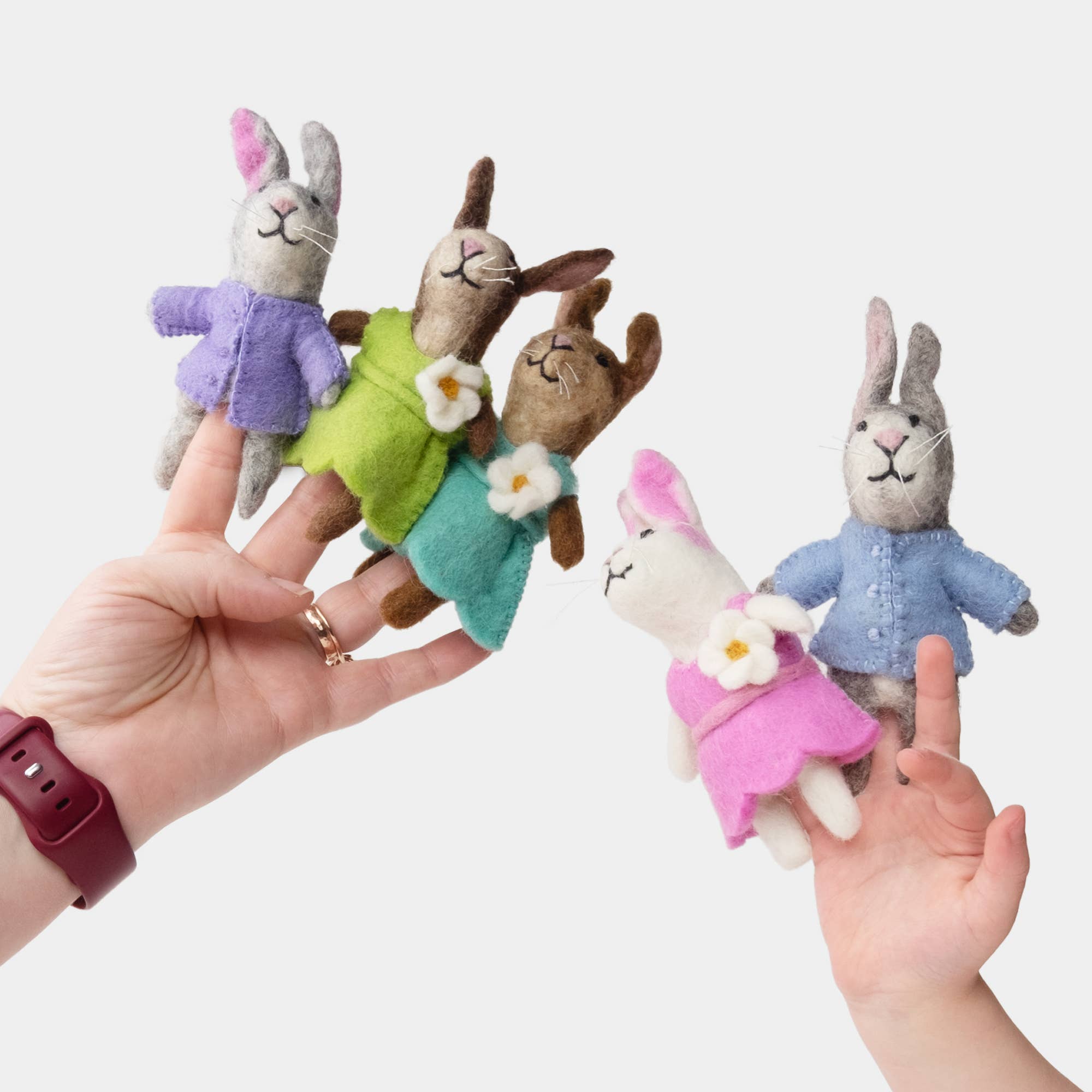Finger Puppets - Bunny - Assorted