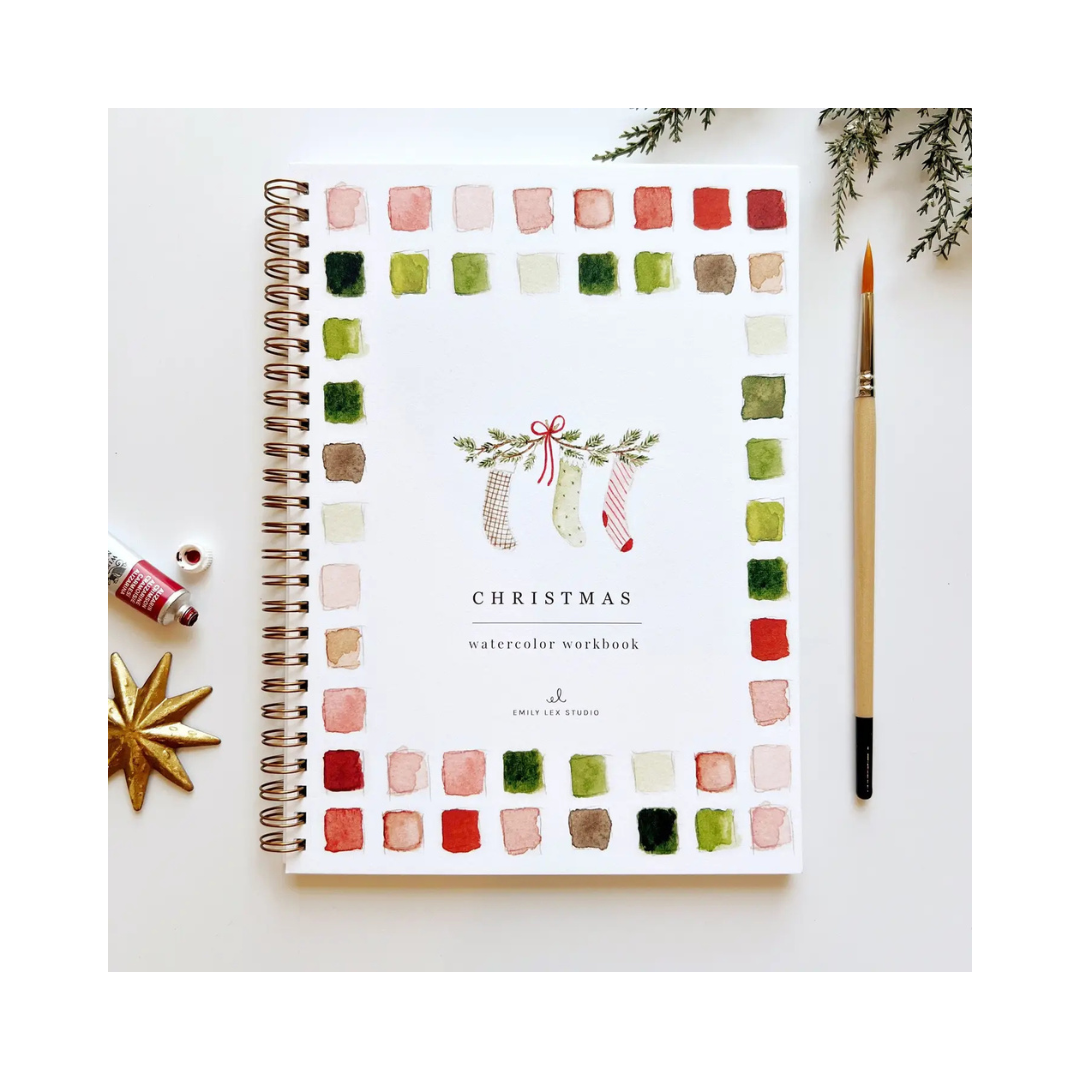 Christmas Watercolor Workbook