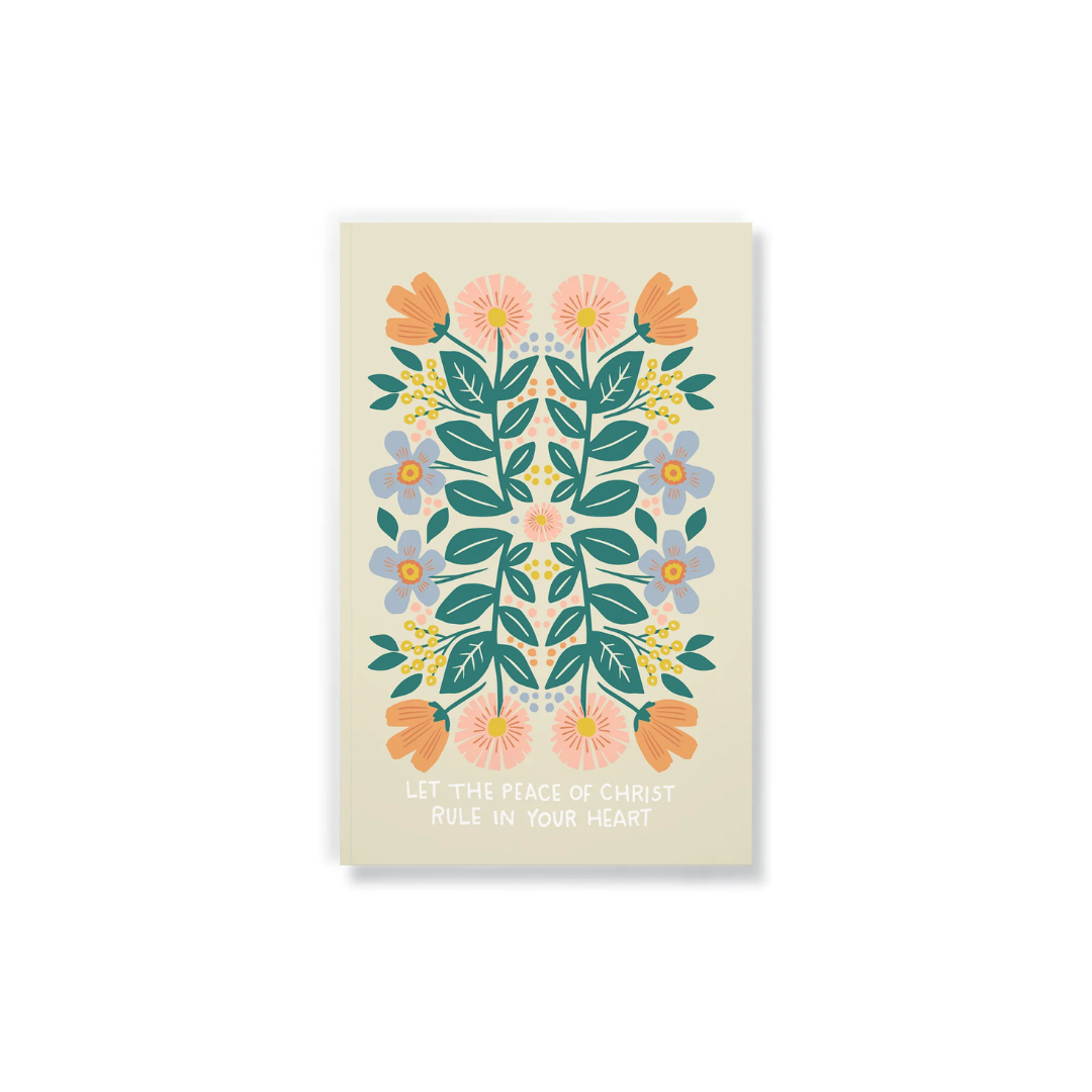 Faithful Floral Classic Layflat Notebook