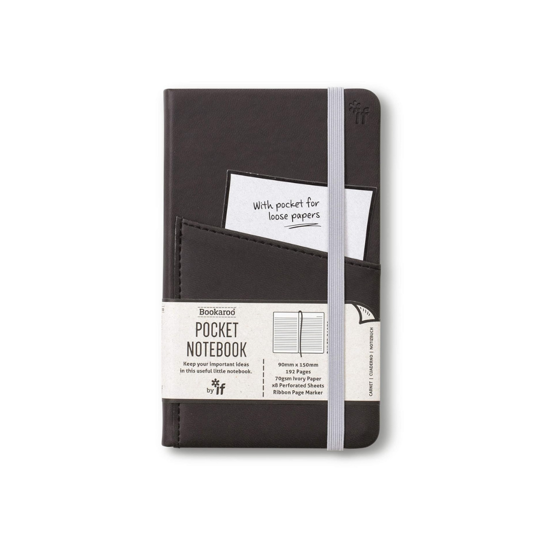 Black Bookaroo Pocket Notebook