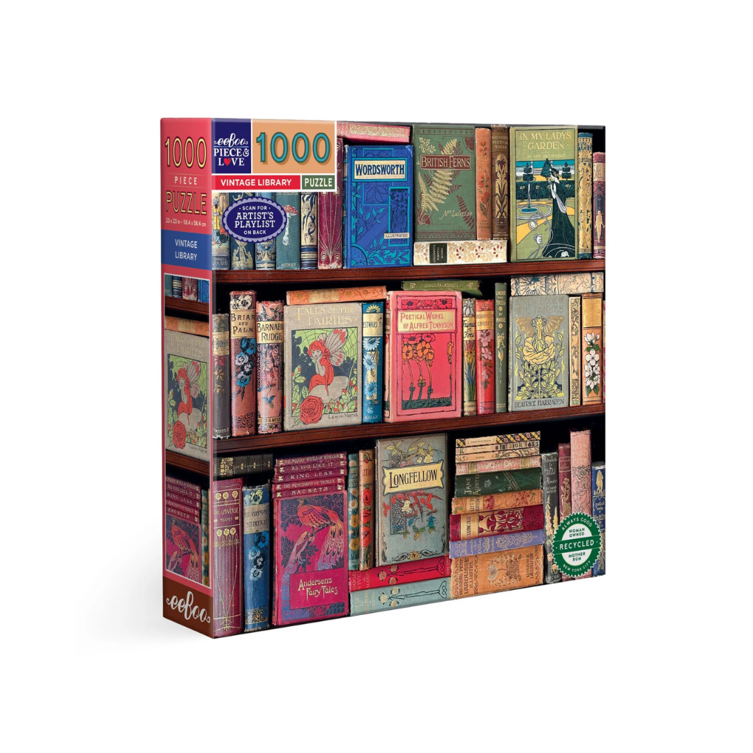 Vintage Library 1000 Piece Puzzle