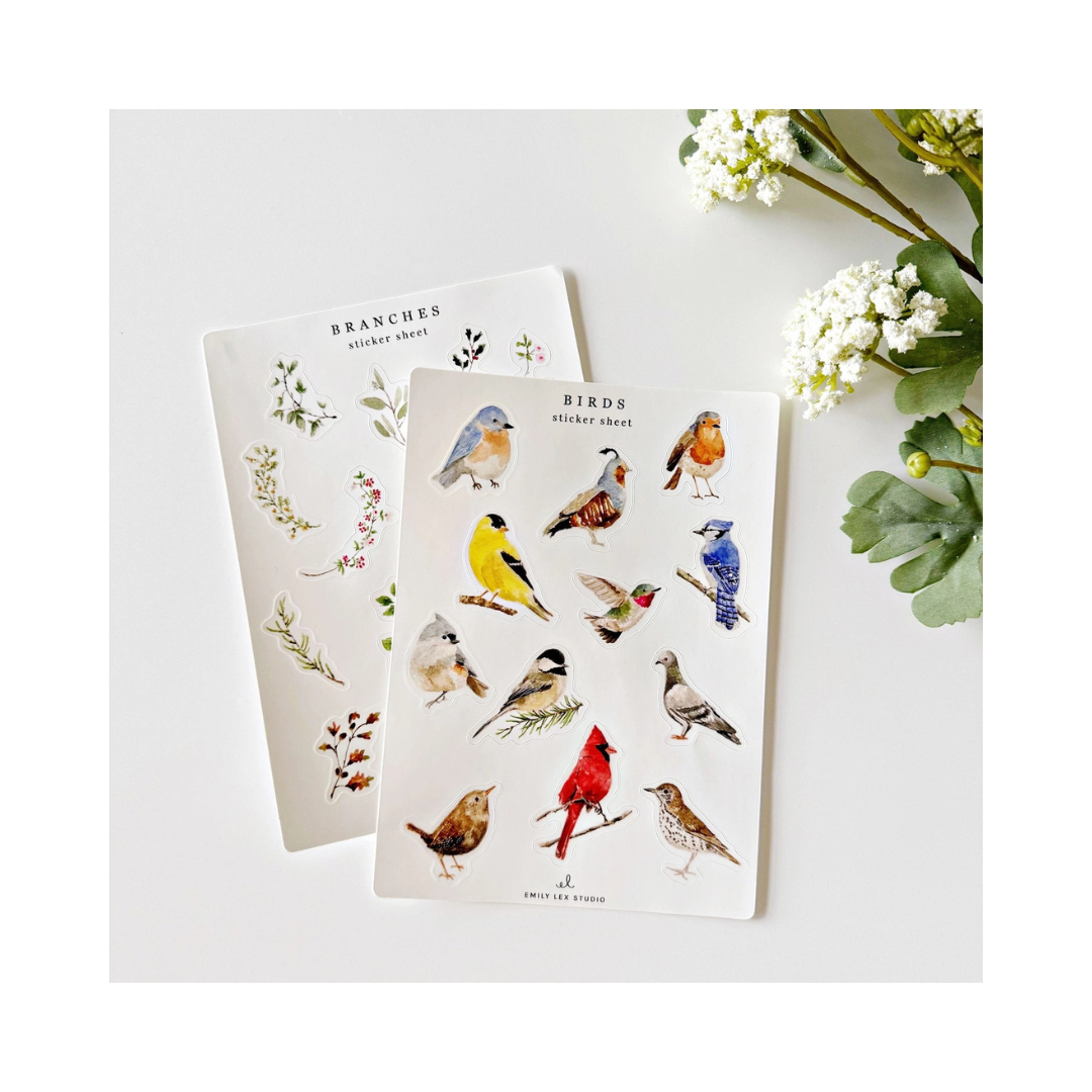 Birds Sticker Sheets