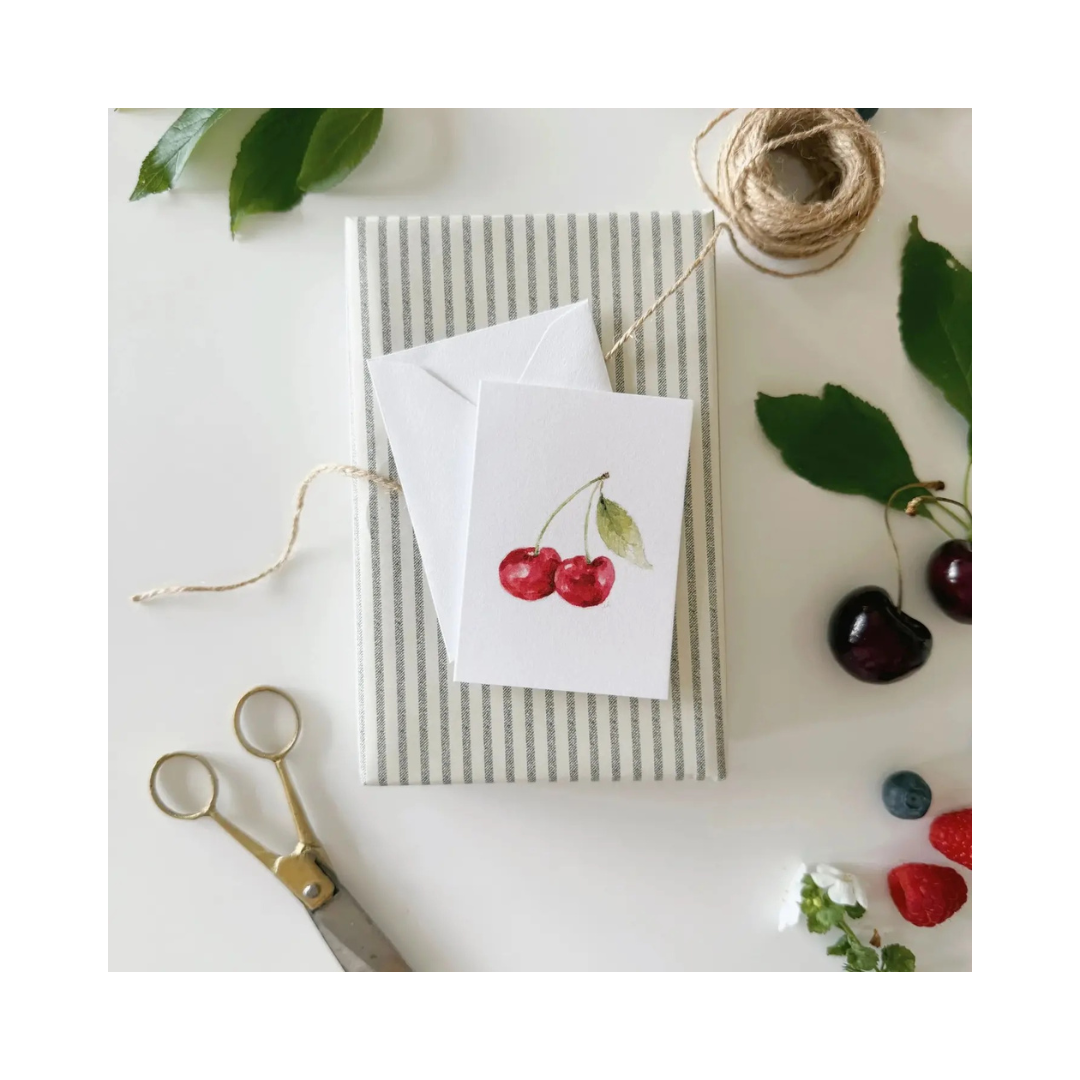 Cherry Mini Enclosure Notecard