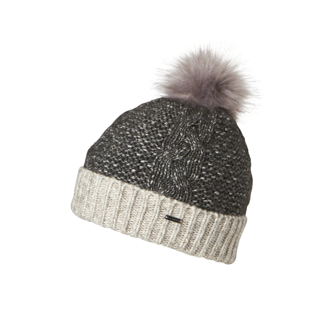 Charcoal Violet Womens Beanie