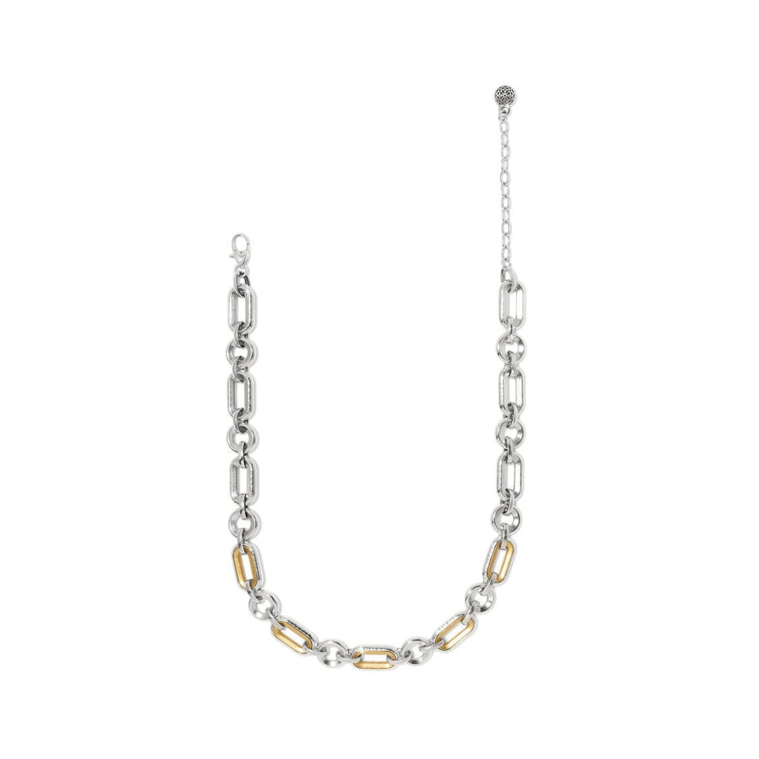 Medici Link Two Tone Necklace