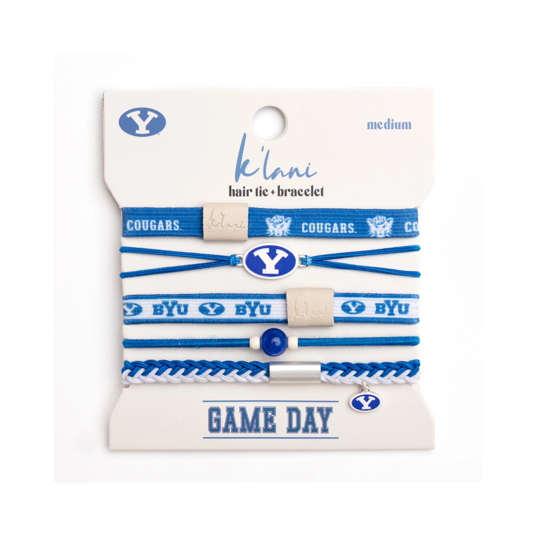 Game Day BYU Hair Tie Bracelets