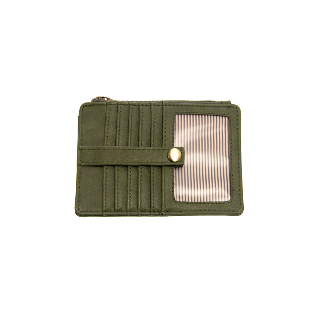 Dark Basil New Penny Mini Travel Wallet