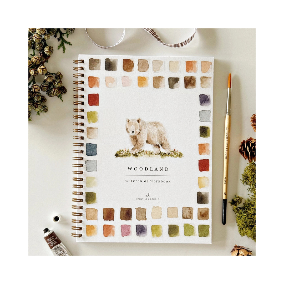 Woodland Watercolor Workbook