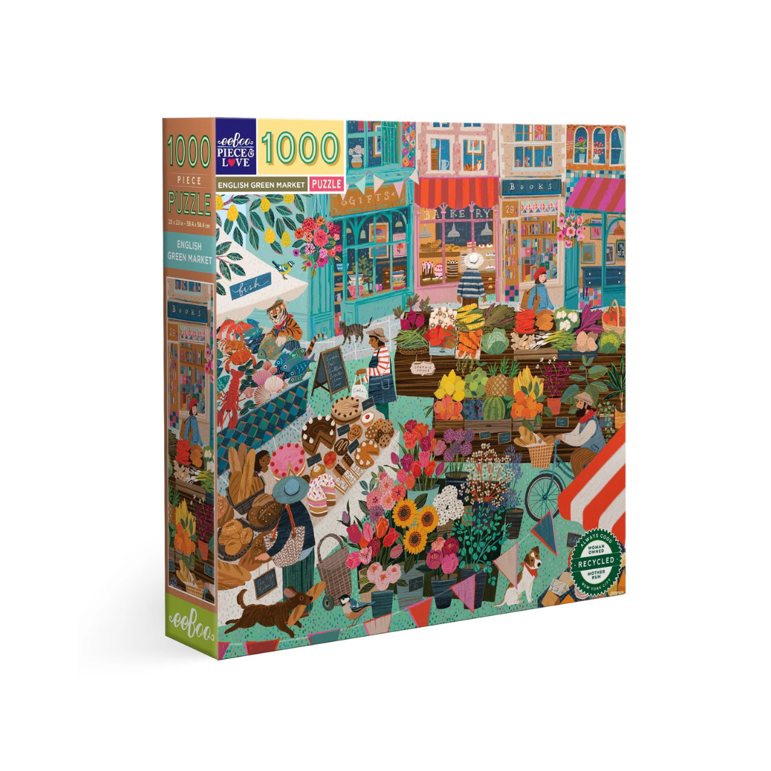 English Green Market 1000 Piece Puzzle