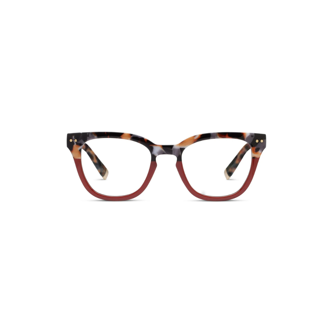 Gray Botanico Dark Red Faye Readers