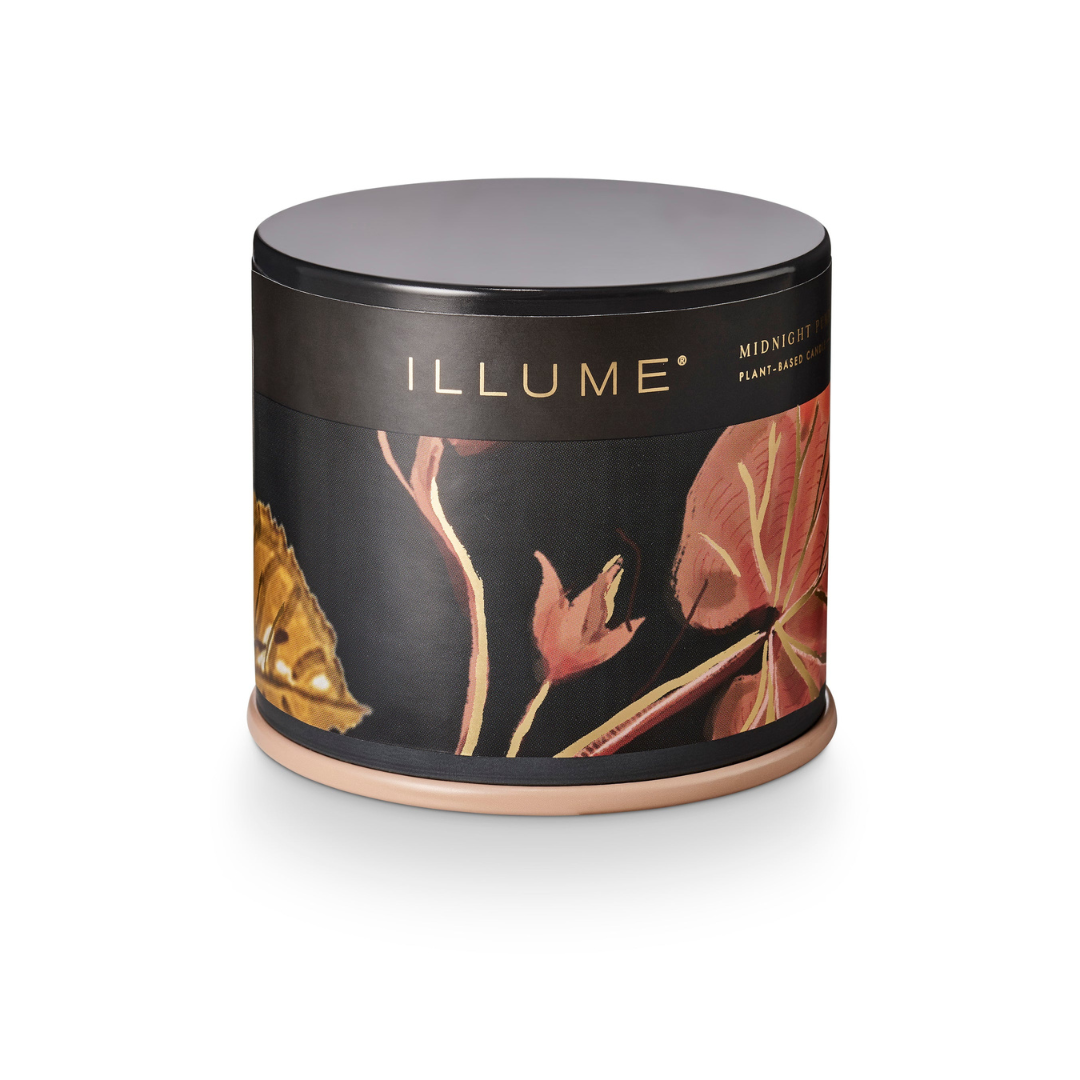Midnight Pumpkin Tin Candle