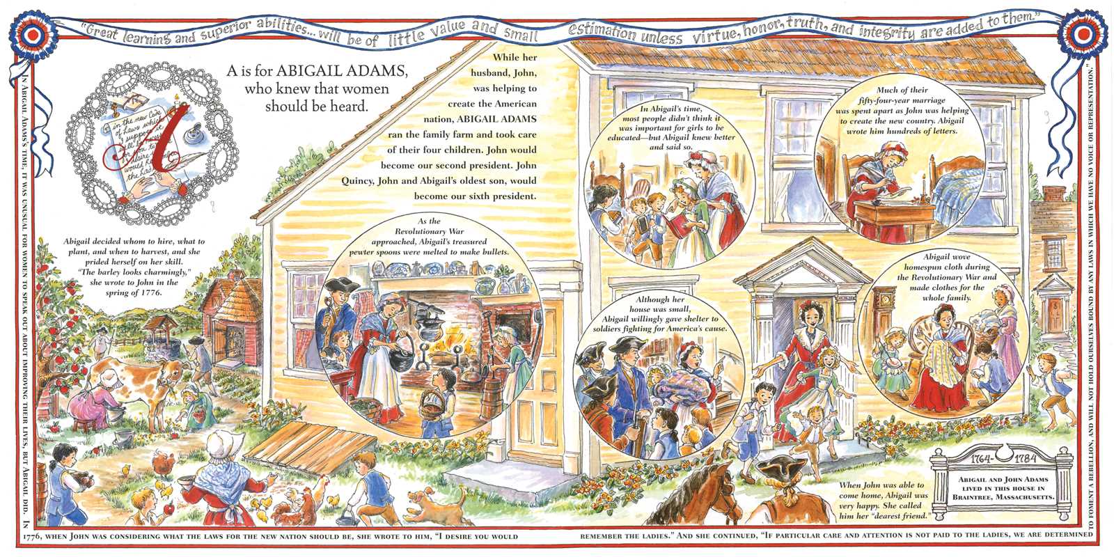 A is for Abigail by Lynne Cheney: Paperback; 48 pages / English