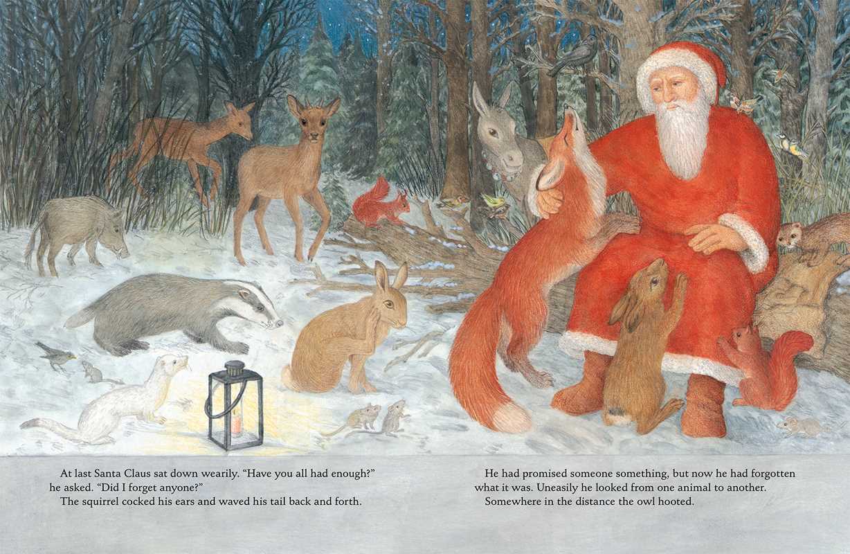 Santa Claus and the Dormouse by Eleonore Schmid: Hardcover; 32 pages / English