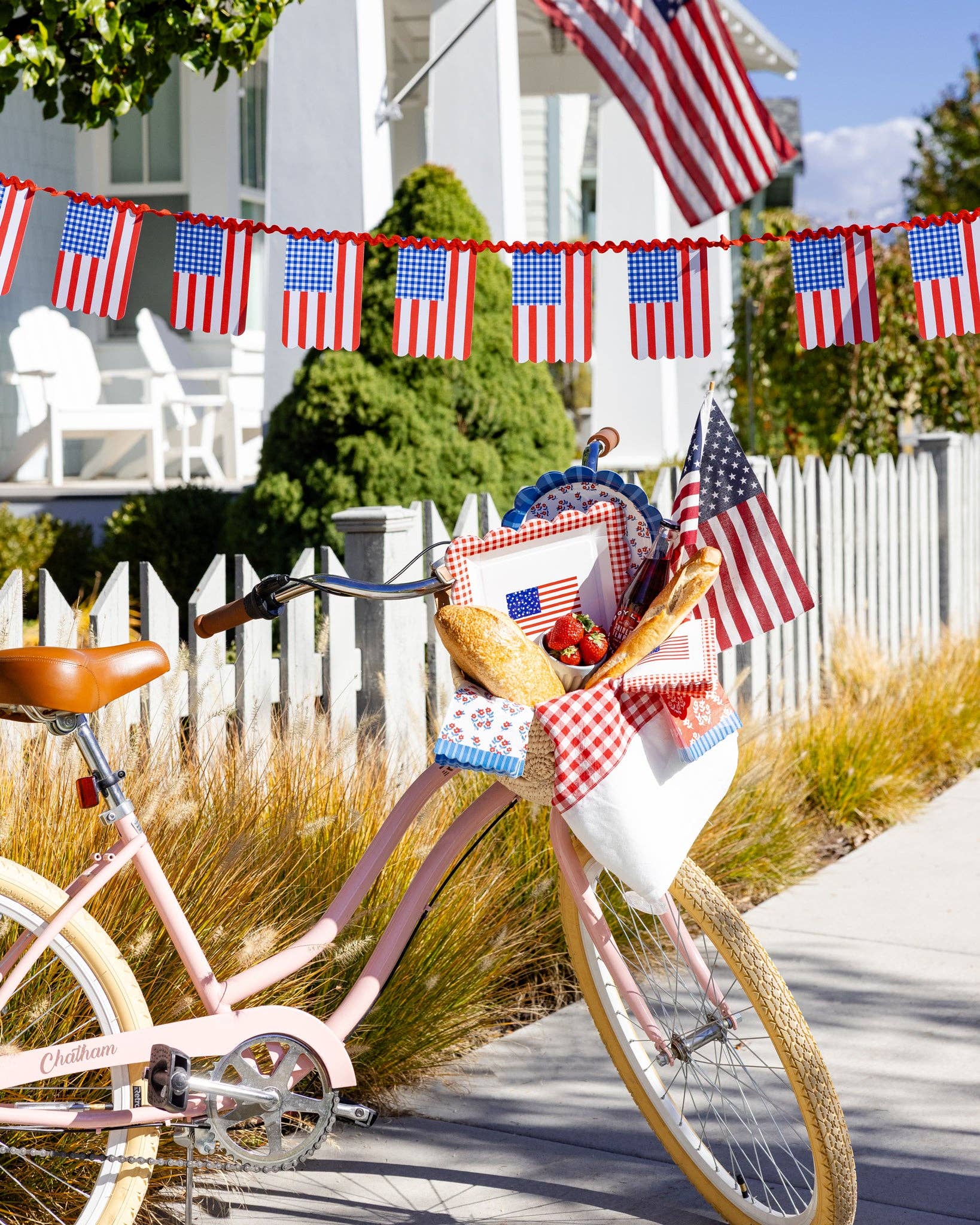 Gingham Flag Banner