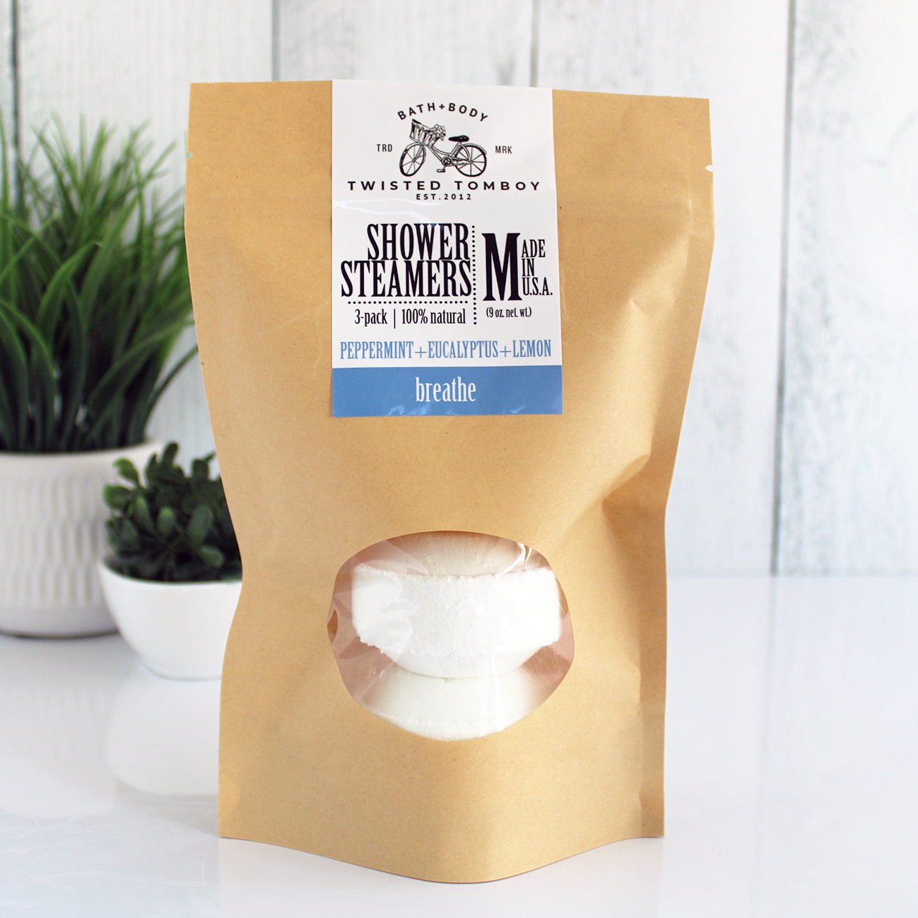 Shower Steamers |  #1 BEST SELLERS: Breathe | Eucalyptus+Peppermint+Lemon