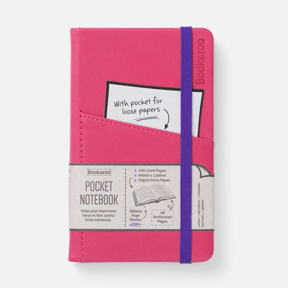 Bookaroo A6 Pocket Notebook: Orange
