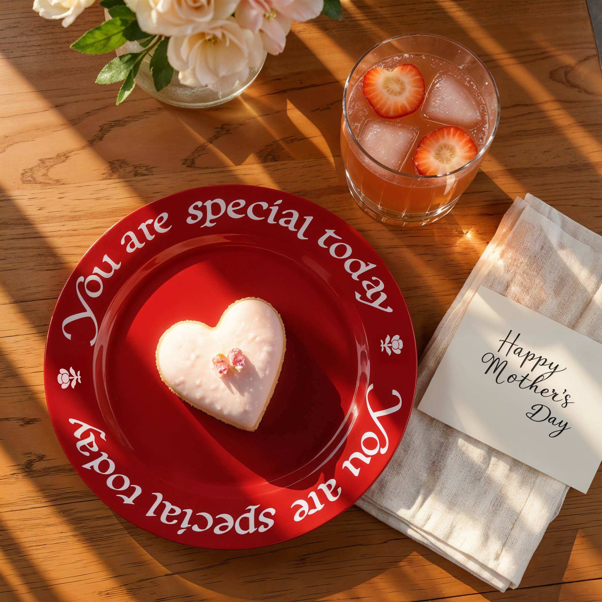 Red Plate You Are Special Today