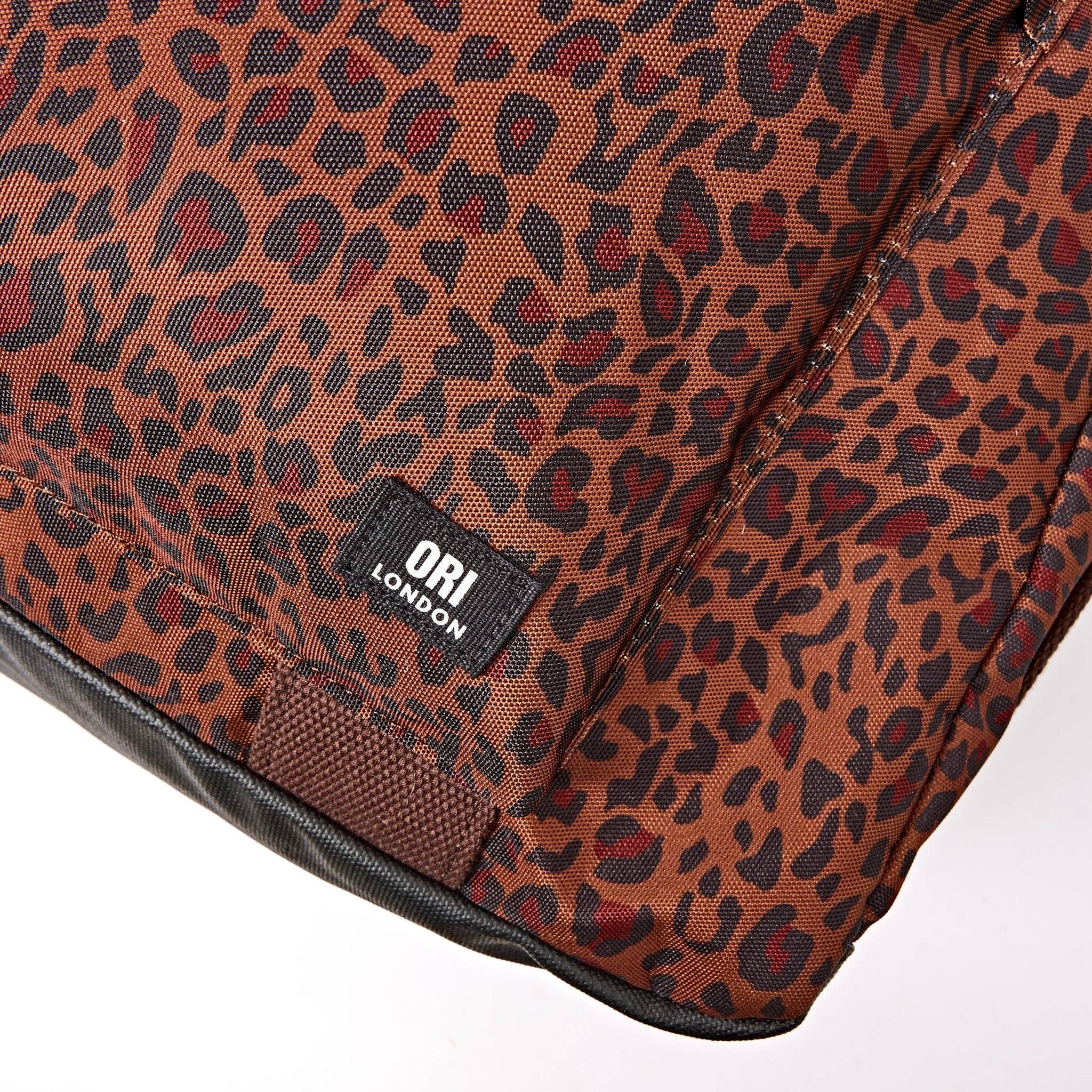 Gatwick Duffel in Mini Leopard Canvas: Large