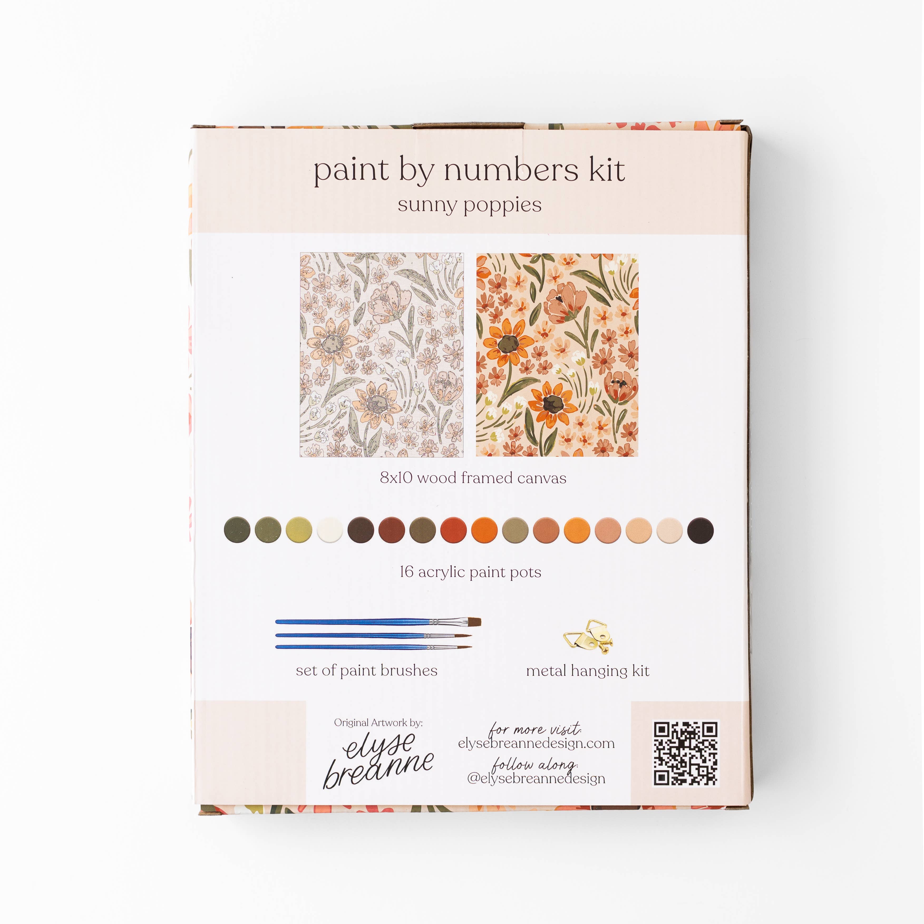 Sunny Poppies Paint By Number Kit