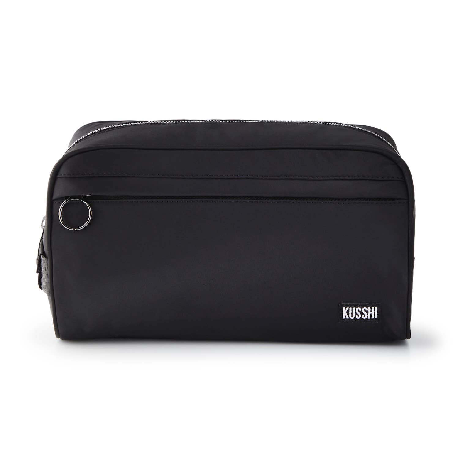 Unisex Dopp Kit- Machine Washable : Black/Cool Blue