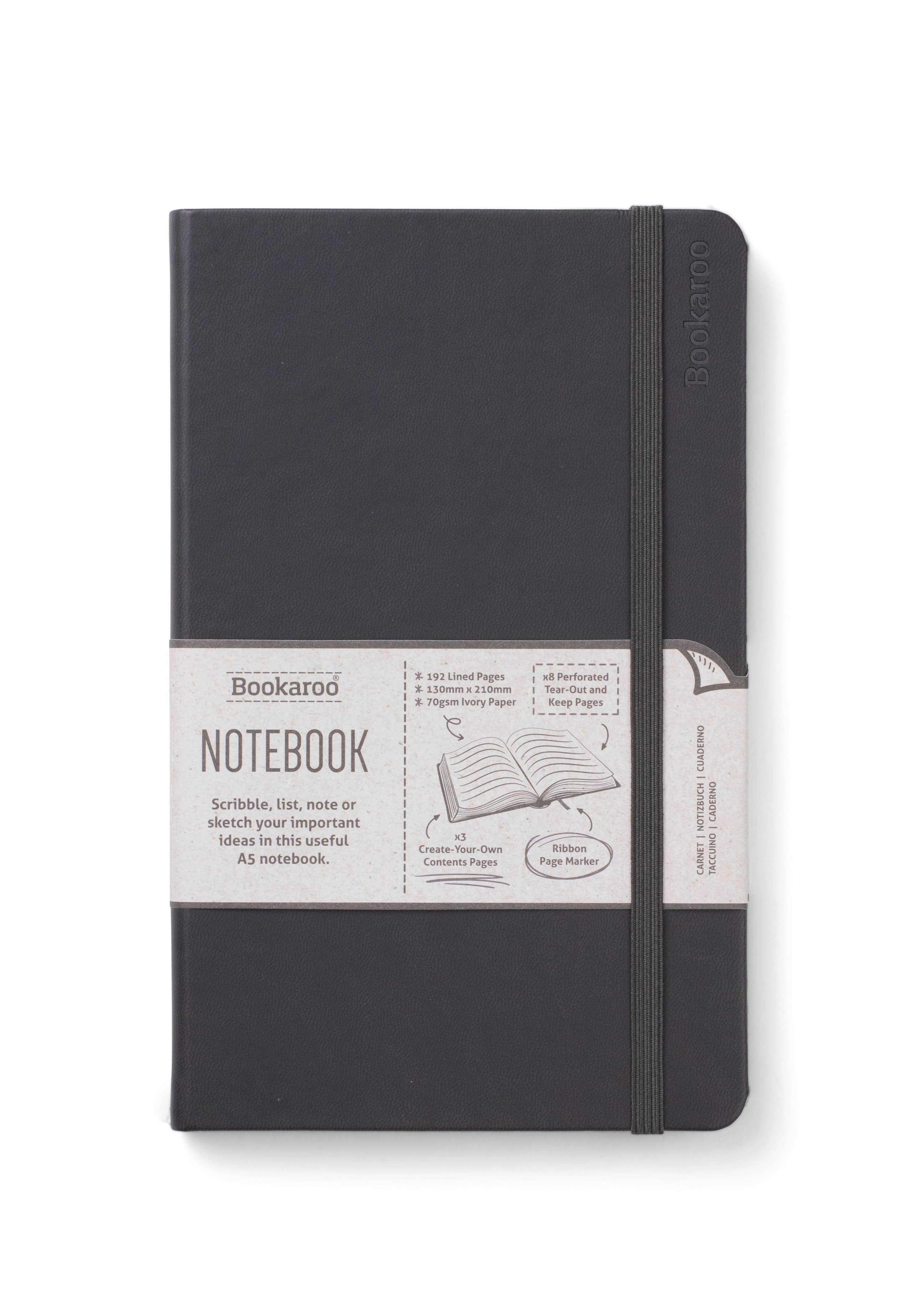 Bookaroo A5 Notebook: Aubergine