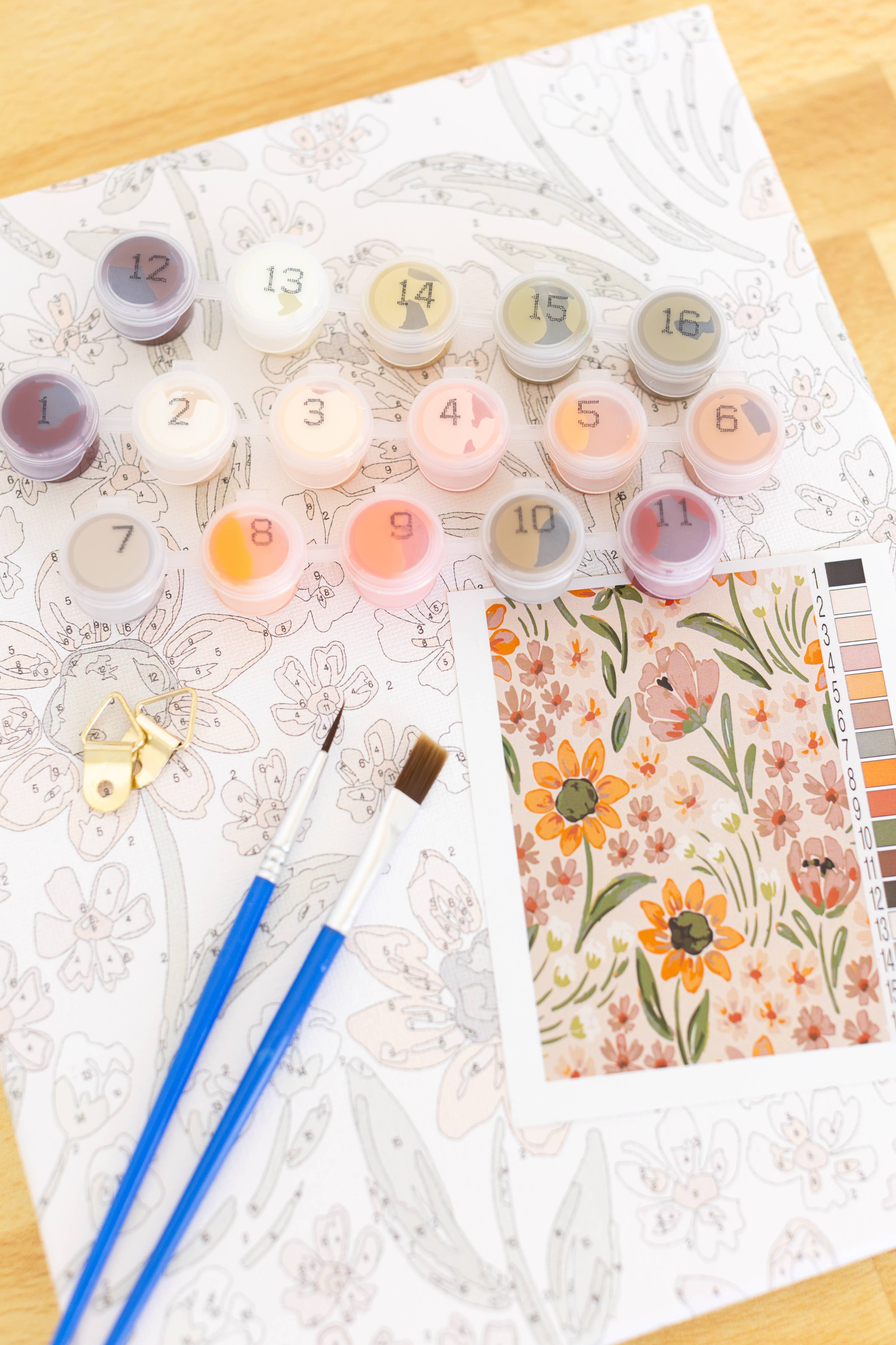 Sunny Poppies Paint By Number Kit