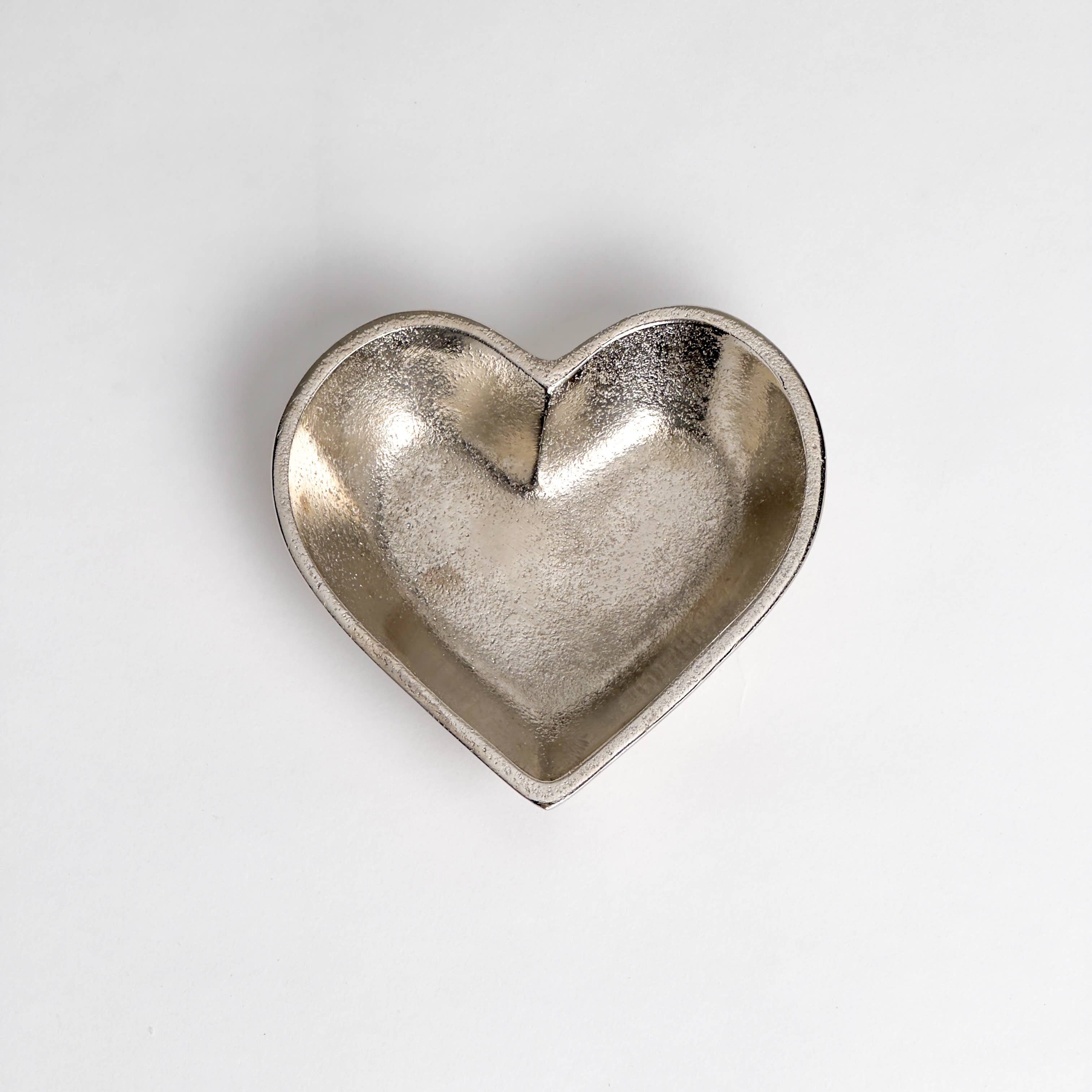 Aluminum Nickel Heart Bowl