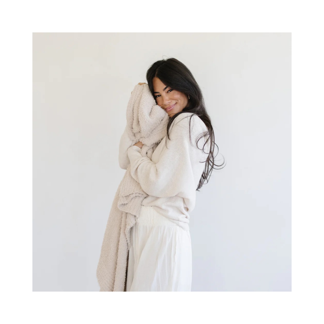 Buttermilk Bamboni Throw 50X60