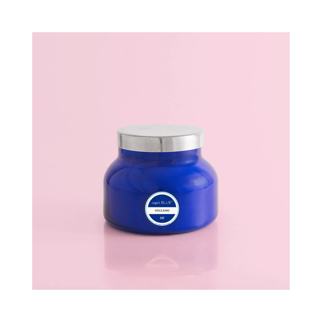 Blue Signature Volcano Candle Jar 19 oz