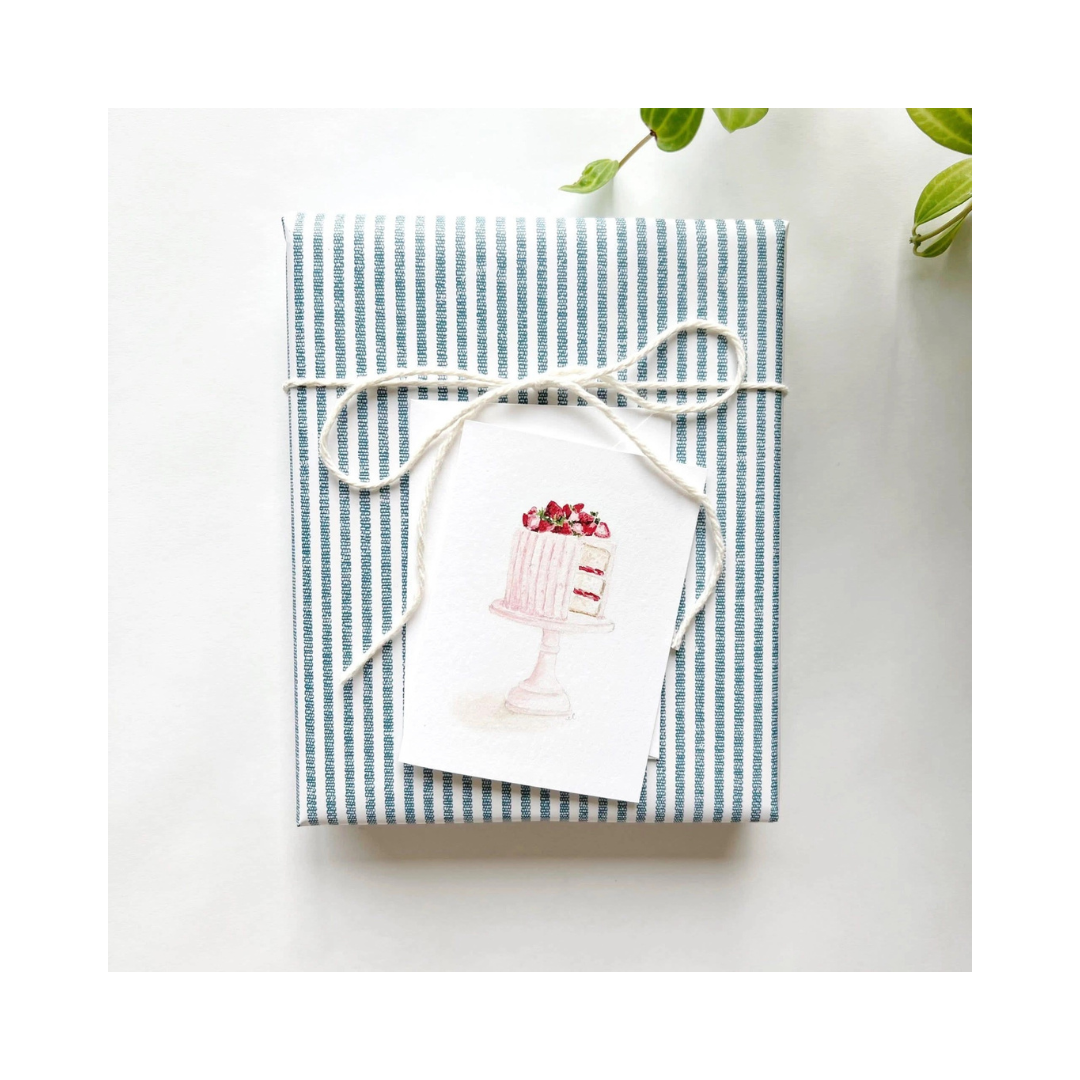 Pink Cake Mini Notecard