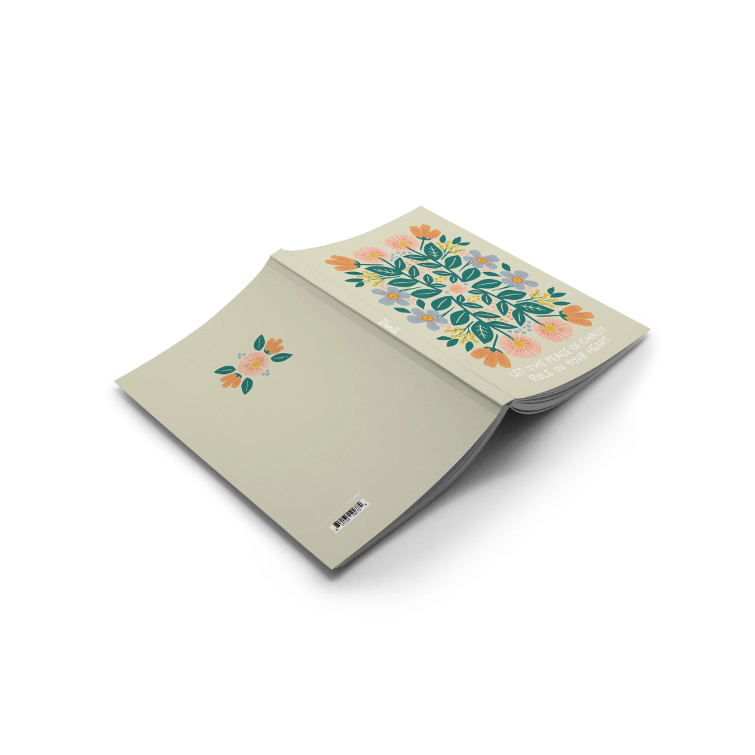 Faithful Floral Classic Layflat Notebook