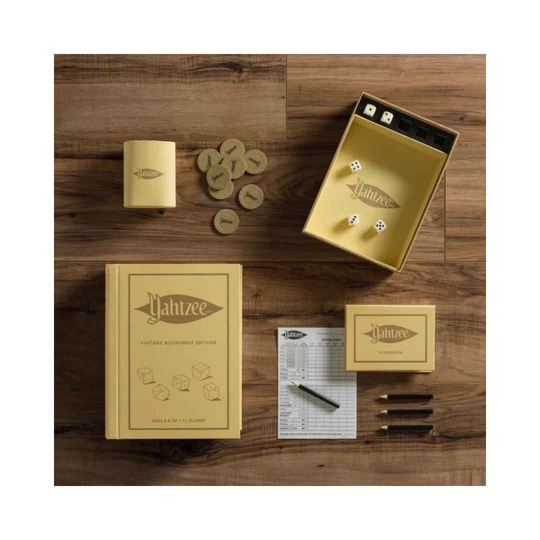 Yahtzee Vintage Bookshelf Edition