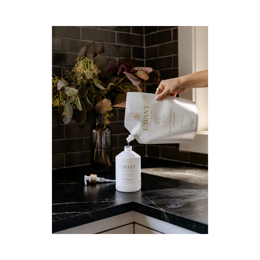 Blushed Bergamot High Performing Dish Soap Refill 32 oz