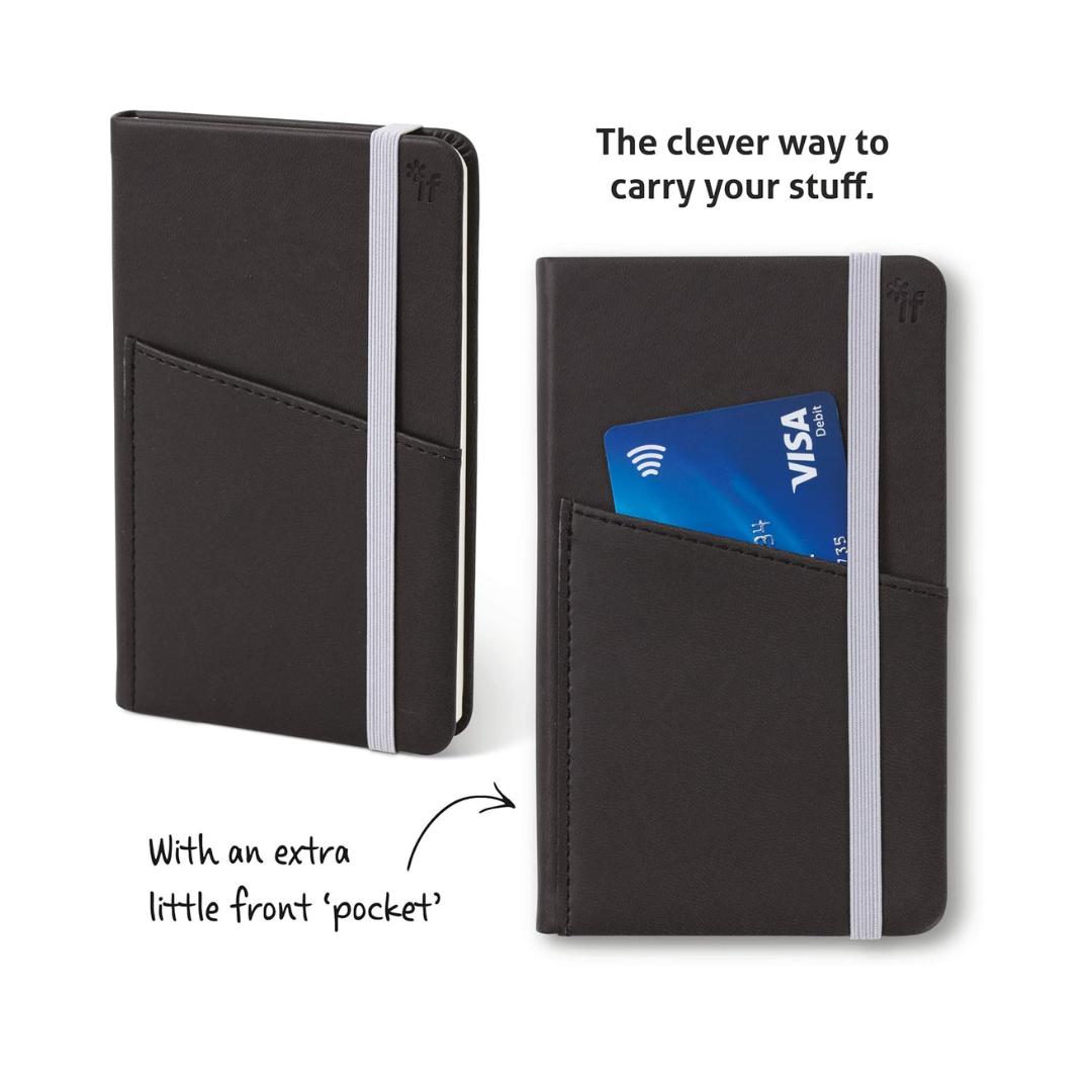 Bookaroo Charcoal Pocket Notebook Journal