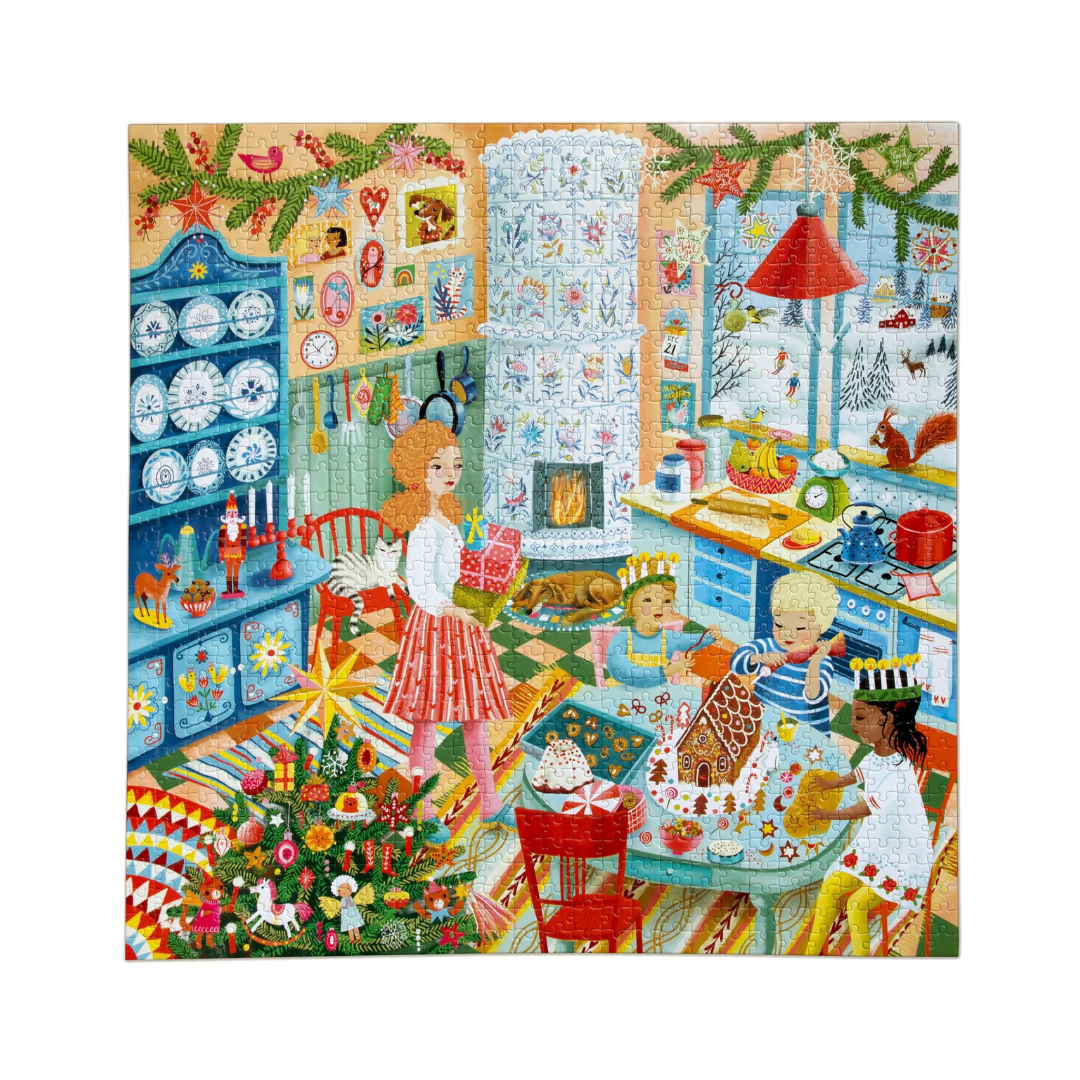 Swedish Holiday Kitchen 1000 Piece Puzzle