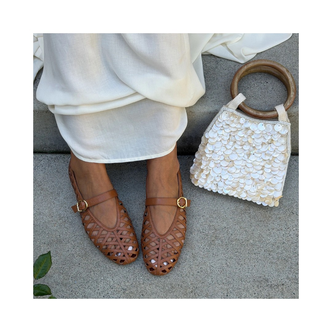 Bodey Ballet Flat,  Saddle Stella