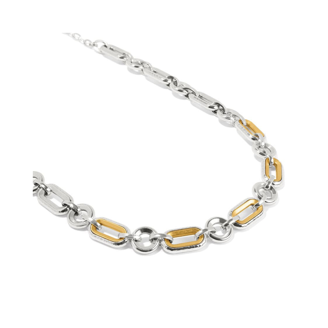 Medici Link Two Tone Necklace