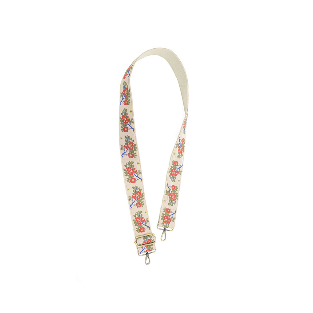 Multi Blossom Branch Guitar Strap