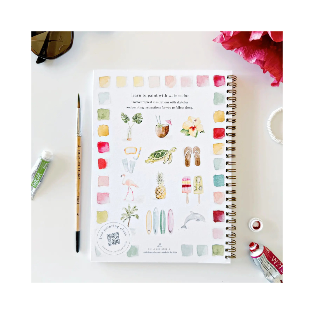Tropical Watercolor Workbook