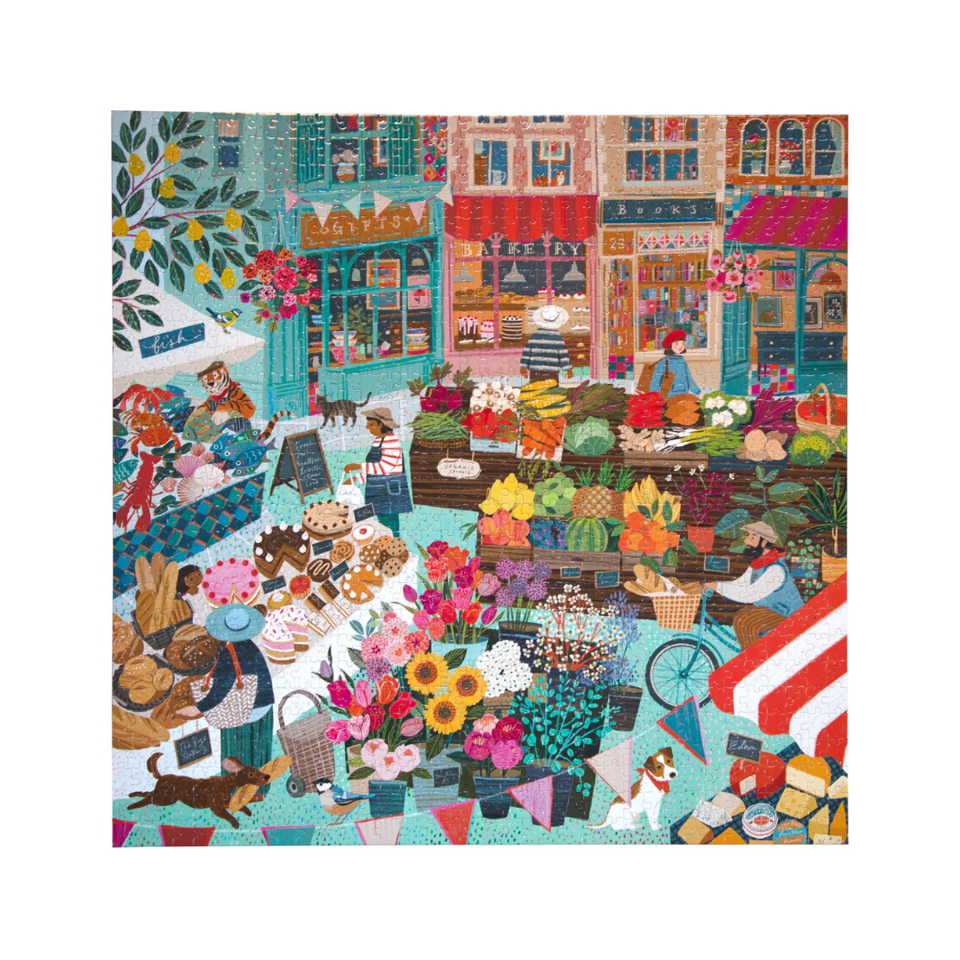 English Green Market 1000 Piece Puzzle